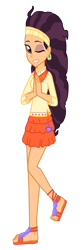 Size: 528x1602 | Tagged: safe, artist:ferrokiva, imported from derpibooru, saffron masala, equestria girls, equestria girls-ified, female, simple background, solo, transparent background