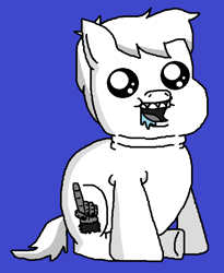 Size: 518x631 | Tagged: safe, artist:logan jones, imported from derpibooru, pony, chris o'neill, cutie mark, drool, faic, fat, fat rolls, hoers, majestic as fuck, monkey paw, monkey's paw, oney, oneyplays, ponified, shading