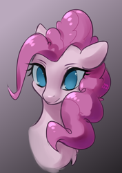 Size: 2894x4093 | Tagged: safe, artist:shu-jeantte, imported from derpibooru, pinkie pie, earth pony, pony, bust, female, mare, portrait, solo