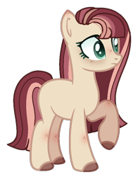 Size: 616x784 | Tagged: safe, artist:at--ease, imported from derpibooru, oc, oc only, earth pony, pony, female, mare, simple background, solo, transparent background