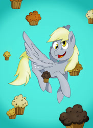 Size: 1600x2201 | Tagged: safe, artist:papyjr13, imported from derpibooru, derpy hooves, food, muffin