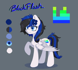 Size: 900x805 | Tagged: safe, artist:orchidpony, imported from derpibooru, oc, oc only, oc:black flash, pegasus, pony, reference sheet, solo