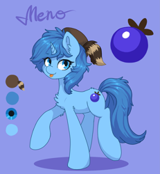 Size: 2491x2696 | Tagged: safe, artist:orchidpony, imported from derpibooru, oc, oc only, oc:meno, pony, unicorn, :p, coonskin cap, hat, reference sheet, silly, solo, tongue out