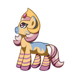 Size: 1500x1500 | Tagged: safe, artist:daromius, imported from derpibooru, oc, oc only, oc:cygnus, cresselia, zebra, crown, cute, female, jewelry, pokémon, regalia, simple background, solo, zebra oc