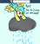 Size: 1280x1380 | Tagged: safe, artist:datahmedz, imported from derpibooru, sunshower raindrops, pony, raindropsanswers, ask, cloud, female, rain, solo, tumblr