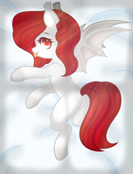 Size: 2300x3000 | Tagged: safe, artist:bloodlover2222, imported from derpibooru, oc, oc only, oc:ruby, bat pony, pony, female, mare, solo, tongue out