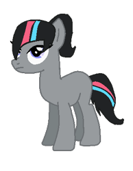 Size: 339x437 | Tagged: safe, artist:kawaiinikki, artist:selenaede, imported from derpibooru, pony, base used, lego, ponified, simple background, solo, the lego movie, transparent background, wyldstyle