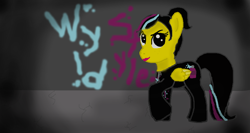 Size: 920x490 | Tagged: safe, artist:rosetyeler2334, imported from derpibooru, pony, lego, ponified, solo, the lego movie, wyldstyle