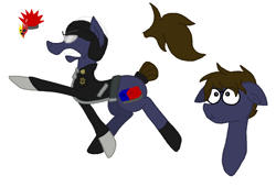 Size: 1314x894 | Tagged: safe, artist:glittergummy, imported from derpibooru, pony, good cop bad cop, lego, ponified, solo, the lego movie