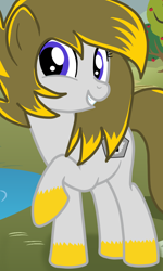 Size: 690x1148 | Tagged: safe, artist:enash97, edit, imported from derpibooru, oc, oc only, oc:lovenight, earth pony, pony, base used, bicolor mane, female, mare, solo, two toned mane