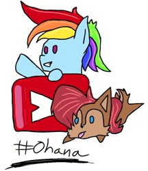 Size: 613x709 | Tagged: safe, artist:geekysonic, imported from derpibooru, rainbow dash, crossover, sally acorn, sonic the hedgehog (series)
