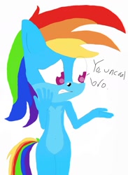 Size: 1192x1628 | Tagged: safe, artist:geekysonic, imported from derpibooru, rainbow dash, anthro, sonic the hedgehog (series), sonicified