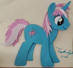 Size: 1280x1197 | Tagged: safe, artist:gyrotech, imported from derpibooru, oc, oc:gyro tech, pony, craft, papercraft