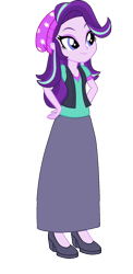 Size: 857x1752 | Tagged: safe, artist:cartoonmasterv3, imported from derpibooru, starlight glimmer, equestria girls, clothes, dress, long skirt, simple background, skirt, transparent background