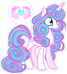 Size: 1517x1673 | Tagged: safe, artist:pastelnightangel, imported from derpibooru, princess flurry heart, alicorn, pony, base used, female, mare, older, older flurry heart, simple background, solo, transparent background