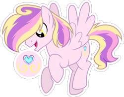 Size: 1651x1303 | Tagged: safe, artist:pastelnightangel, imported from derpibooru, oc, oc only, oc:royal heart, pegasus, pony, base used, male, offspring, parent:princess cadance, parent:shining armor, parents:shiningcadance, simple background, solo, stallion, transparent background, white outline