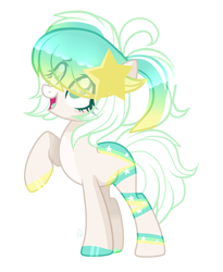 Size: 2041x2487 | Tagged: safe, artist:lazuli, artist:mint-light, artist:sugaryicecreammlp, imported from derpibooru, oc, oc only, oc:whimsy, earth pony, pony, base used, commission, female, mare, simple background, solo, stars, transparent background