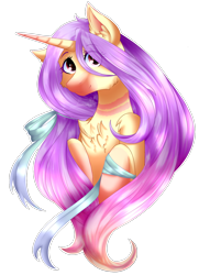 Size: 1170x1613 | Tagged: safe, artist:enghelkitten, imported from derpibooru, oc, oc only, pony, unicorn, bust, female, mare, portrait, simple background, solo, transparent background