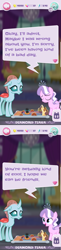 Size: 1080x4440 | Tagged: safe, imported from derpibooru, diamond tiara, ocellus, pocket ponies, sad, smiling