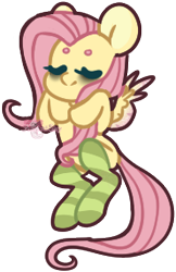 Size: 185x286 | Tagged: safe, artist:axolotlshy, deleted from derpibooru, imported from derpibooru, fluttershy, pegasus, pony, beanbrows, clothes, cute, eyebrows, female, mare, picture for breezies, shyabetes, simple background, socks, solo, striped socks, transparent background, two toned wings