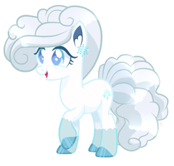 Size: 1985x1888 | Tagged: safe, artist:sugaryicecreammlp, imported from derpibooru, oc, oc only, oc:pixie, earth pony, fox, fox pony, hybrid, original species, poképony, pony, vulpix, alolan form, alolan vulpix, female, kitsune, kitsune pony, mare, pokémon, simple background, solo, transparent background