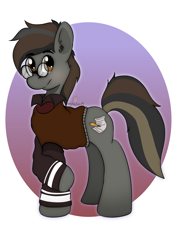 Size: 4960x7015 | Tagged: safe, artist:almond evergrow, imported from derpibooru, oc, oc only, oc:cashew, pony, absurd resolution, bookworm, cashew, male, solo, stallion