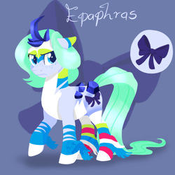 Size: 1000x1000 | Tagged: safe, imported from derpibooru, oc, oc only, oc:epaphras, pony, colorful, cutie mark, male, solo, stallion