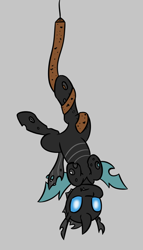 Size: 500x875 | Tagged: artist needed, safe, imported from derpibooru, changeling, /mlp/, drawthread, flypaper, solo