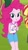 Size: 297x534 | Tagged: safe, imported from derpibooru, screencap, pinkie pie, sunset shimmer, equestria girls, legend of everfree, cropped, cute, diapinkes, female, solo focus