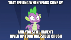 Size: 888x499 | Tagged: safe, imported from derpibooru, spike, dragon, pony, equestria girls, equestria girls series, spring breakdown, spoiler:eqg series (season 2), caption, crush, image macro, internal screaming spike, meme, ponified, stool, text, twilight's castle