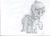 Size: 2338x1700 | Tagged: safe, artist:stuckonthemoon, imported from derpibooru, oc, oc only, pony, fallout equestria, cute, fallout equestria: crossroads, female, hat, helmet, mare, military uniform, monochrome, ocbetes, prussian pony, sketch, solo, traditional art