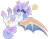 Size: 1024x792 | Tagged: dead source, safe, artist:_spacemonkeyz_, imported from derpibooru, oc, oc only, oc:starloom, bat pony, pony, female, mare, simple background, solo, tongue out, transparent background