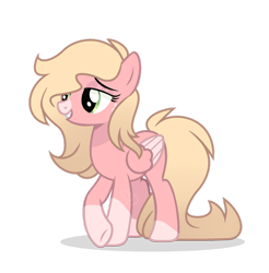 Size: 1280x1300 | Tagged: safe, artist:foxysparkle, imported from derpibooru, oc, oc only, pegasus, pony, female, magical lesbian spawn, mare, offspring, parent:applejack, parent:fluttershy, parents:appleshy, simple background, solo, transparent background