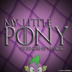 Size: 900x900 | Tagged: safe, imported from derpibooru, spike, season 9, spoiler:s09, game of thrones, official