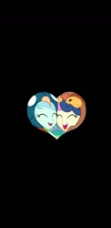 Size: 720x1480 | Tagged: safe, imported from derpibooru, bon bon, lyra heartstrings, equestria girls, clothes, hug, shorts, wallpaper