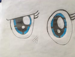 Size: 4032x3024 | Tagged: safe, imported from derpibooru, oc, oc:comet, cyborg, pony, fallout equestria, fallout equestria: project horizons, expressions, fanfic art