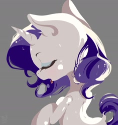 Size: 1610x1713 | Tagged: safe, artist:tohupo, imported from derpibooru, rarity, pony, unicorn, eyes closed, female, mare, solo