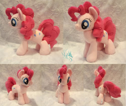 Size: 1280x1074 | Tagged: safe, artist:fire-topaz, imported from derpibooru, pinkie pie, pony, irl, photo, plushie, solo