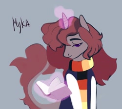 Size: 2410x2160 | Tagged: safe, artist:мука, imported from derpibooru, oc, oc:conty hago, pony, unicorn