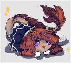 Size: 900x800 | Tagged: safe, artist:taiga, imported from derpibooru, oc, oc:conty hago, unicorn, chibi