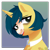 Size: 3000x3000 | Tagged: safe, artist:nika-rain, imported from derpibooru, oc, oc only, pony, unicorn, bust, commission, female, portrait, simple background, solo