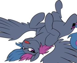 Size: 960x792 | Tagged: safe, artist:acesential, deleted from derpibooru, imported from derpibooru, oc, oc:running riot, pegasus, :p, animated, brushie, female, mare, silly, solo, tongue out