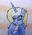 Size: 1872x2030 | Tagged: safe, artist:cloudsky14, imported from derpibooru, oc, oc:time vortex (kaifloof), oc:time vortex (th3bluerose), alicorn, pony, alicorn oc, cute, glasses, one eye closed, traditional art, wink