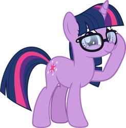 Size: 886x902 | Tagged: safe, artist:jhayarr23, imported from derpibooru, sci-twi, twilight sparkle, pony, unicorn, equestria girls, equestria girls series, spring breakdown, spoiler:eqg series (season 2), cutie mark, equestria girls ponified, female, glasses, mare, simple background, smiling, solo, transparent background, unicorn sci-twi, vector