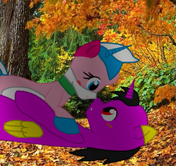 Size: 537x508 | Tagged: safe, artist:baby-foxy-the-fox, artist:pinkiepi314, imported from derpibooru, oc, oc:gio, alicorn, pony, alicorn oc, base used, canon x oc, female, lego, male, ponified, shipping, straight, the lego movie, unikitty