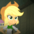 Size: 586x595 | Tagged: safe, imported from derpibooru, screencap, applejack, fluttershy, equestria girls, rainbow rocks, angry, animated, female, gif