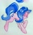 Size: 1280x1343 | Tagged: safe, artist:pettantantan, imported from derpibooru, starlight glimmer, pony, unicorn, eyes closed, female, solo, traditional art, watercolor painting