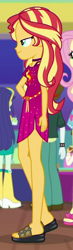 Size: 230x790 | Tagged: safe, imported from derpibooru, screencap, blueberry cake, fluttershy, scott green, sunset shimmer, equestria girls, equestria girls series, spring breakdown, spoiler:eqg series (season 2), cropped, feet, female, legs, sandals