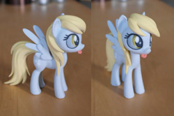 Size: 1600x1067 | Tagged: safe, artist:alligatorskiesix, imported from derpibooru, derpy hooves, pegasus, pony, 3d print, :p, female, irl, mare, photo, silly, solo, tongue out