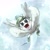 Size: 1536x1536 | Tagged: safe, artist:kurogewapony, imported from derpibooru, vapor trail, pegasus, pony, armpits, blushing, cute, female, flying, frog (hoof), give vapor trail a hug, happy, mare, open mouth, solo, underhoof, uvula, vaporbetes